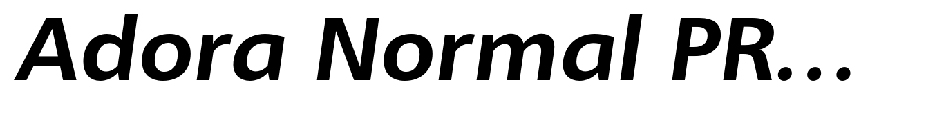 Adora Normal PRO Bold Italic